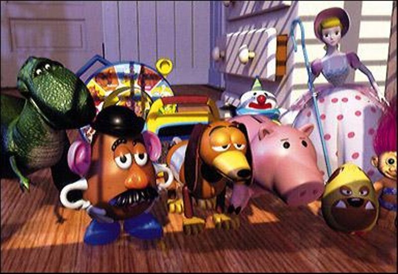 Scene from Pixar’s computer-generated feature-length film Toy Story
©Pixar